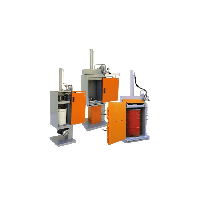 Compacteur de bidons 200L