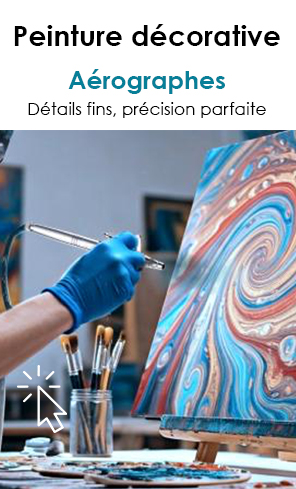 Aérographe à aspiration ou à godet